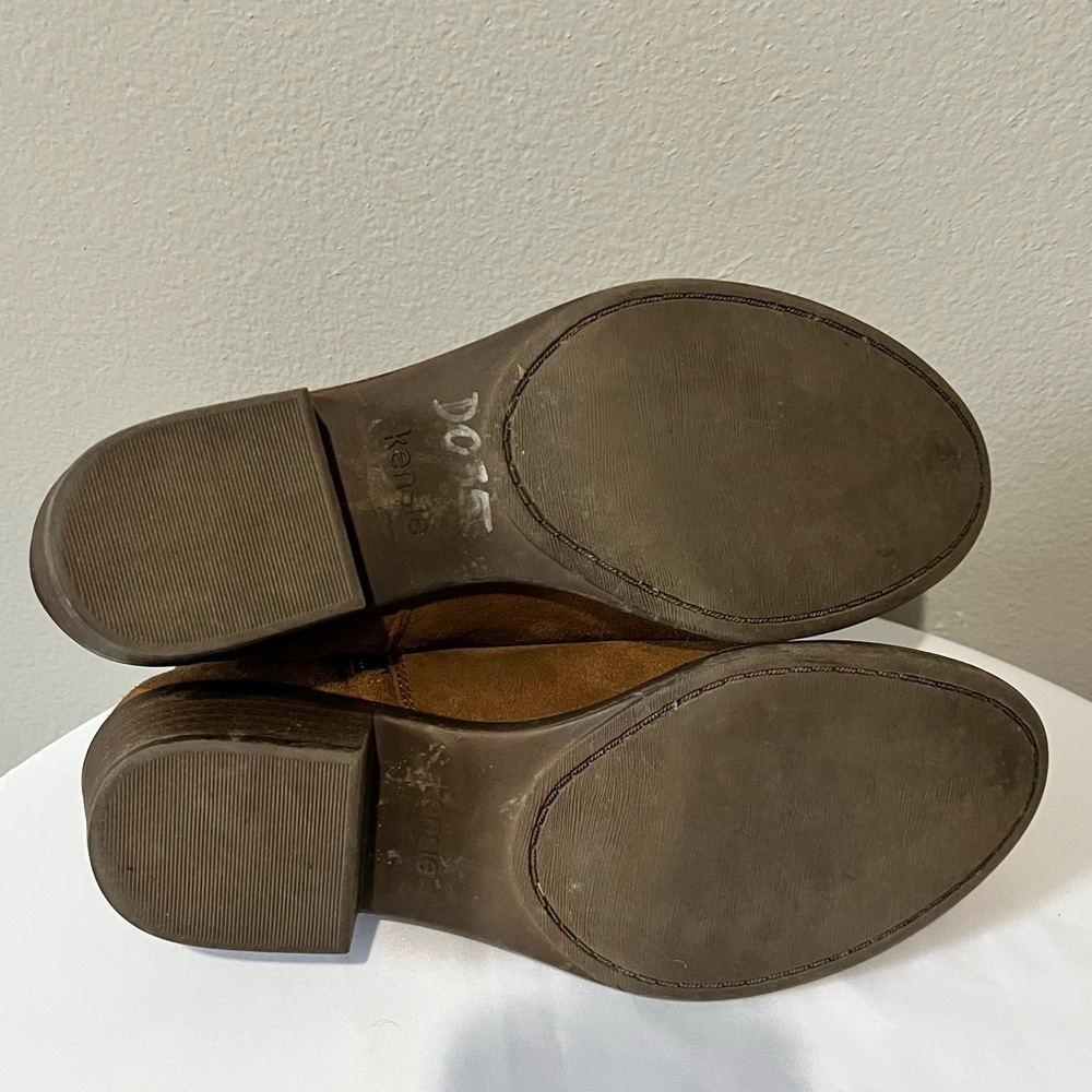 KENSIE- Brown Suede Ankle Boots Gazelle Size 8 - Picture 4 of 7